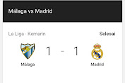 Madrid Tahan Malaga 1-1 Di La Rosaleda