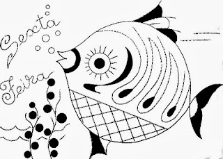 desenho semaninha do peixinho de aquario - sexta- feira