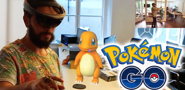 Bermain Pokemon Go Semakin Seru Dengan Perangkat Hololens Bermain Pokemon Go Dengan Perangkat Hololens Bukan Hoax