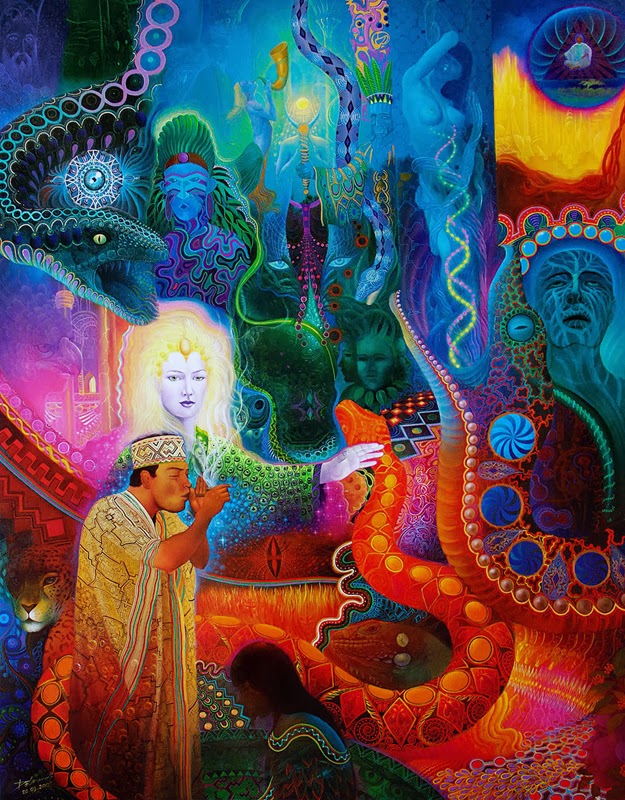 DMT Art 40 Visionary Paintings Inspired by DMT