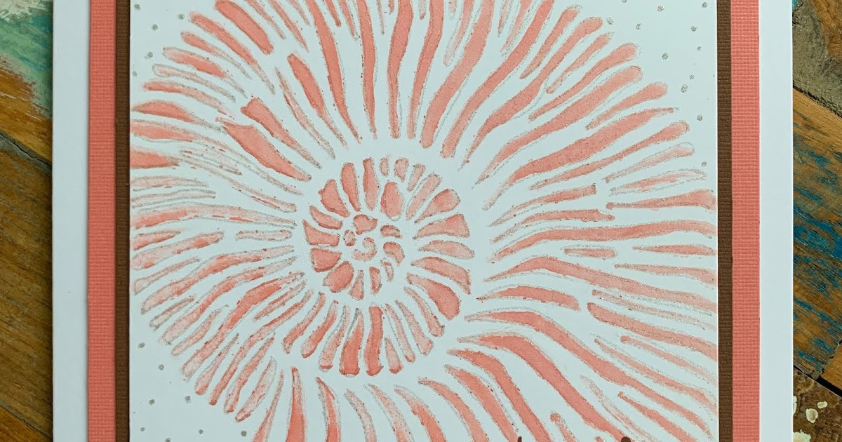 A Crafting Niche Celebrate Inkylicious Stencil Card