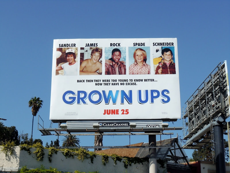 Grown Ups movie billboard