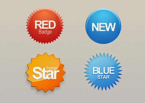 4 Best Simple Quick Badge Template - Free PSD