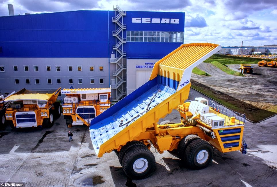 El camión más grande del mundo, el BelAZ 75710 Cosas únicas