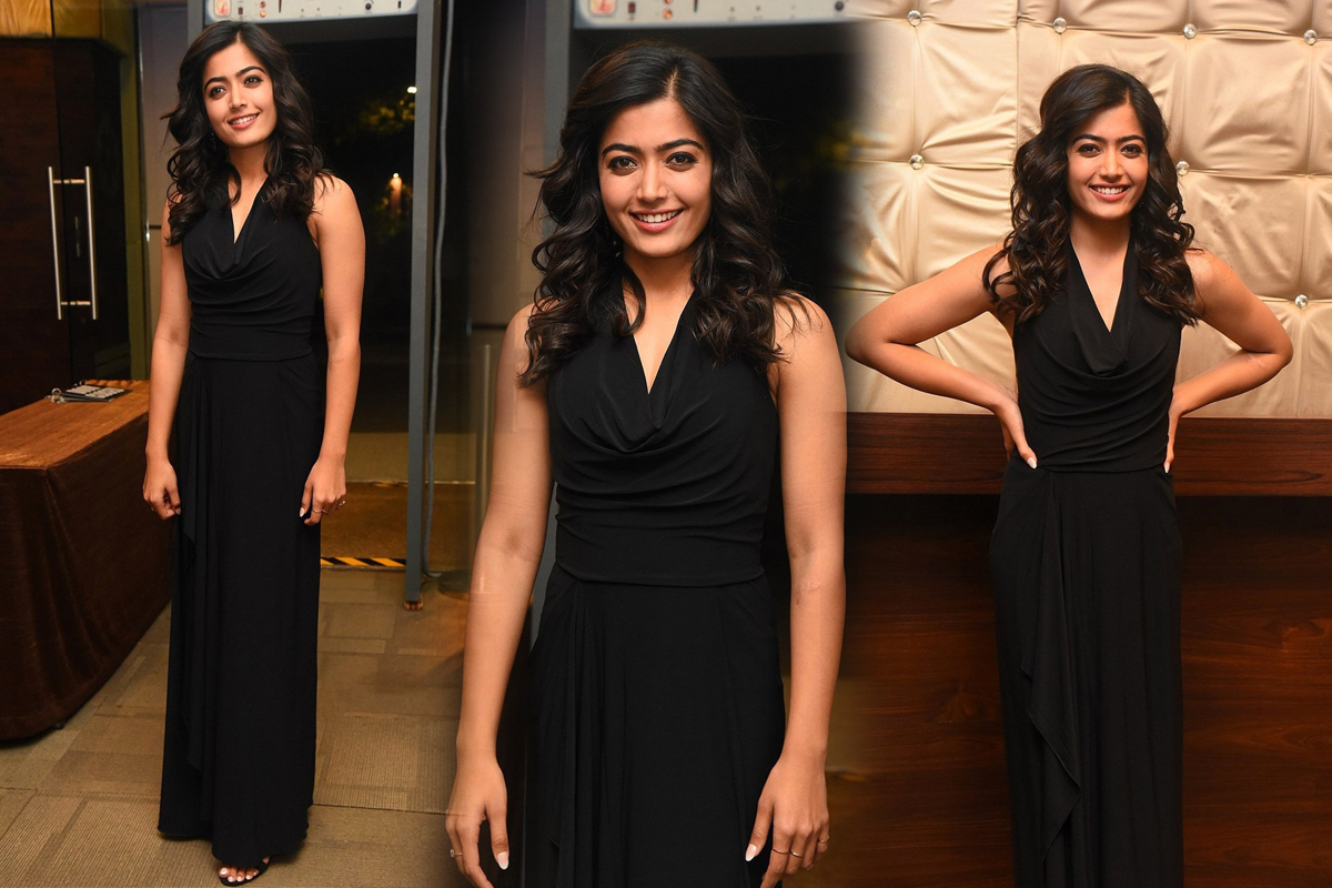 Actress Rashmika Mandanna Stills at Sarileru Neekevvaru Thanks Meet Actress Rashmika Mandanna Stills at Sarileru Neekevvaru Thanks Meet