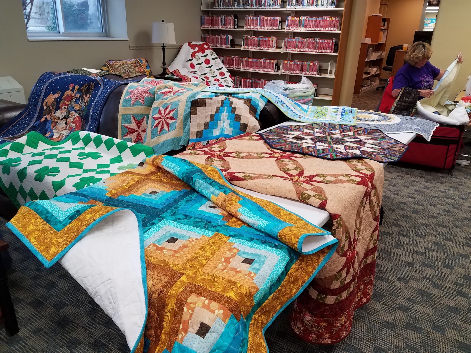 Quilt Club at Library