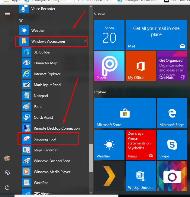 Cara Screenshot Di Komputer Windows 7