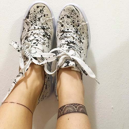 ankle lace and line band tattoo ayak bileği dantel ve çizgi dövmesi ankle lace and line band tattoo ayak bileği dantel ve çizgi dövmesi
