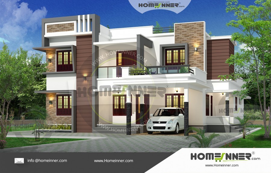 488 Sq Ft 48BHK Contemporary Home Exterior Impressive Modern Home Exteriors Plans 488 Sq Ft 48BHK Contemporary Home Exterior Impressive Modern Home Exteriors Plans