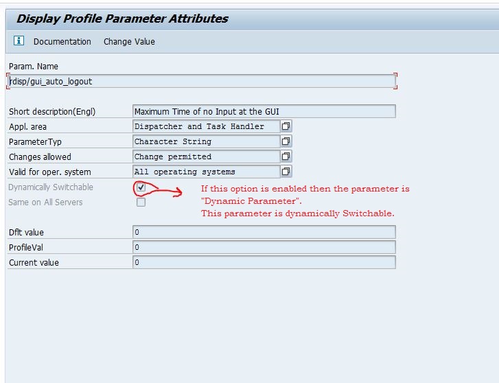 VENKAT SAP BASIS How to know weather parameter is a "static or dynamic