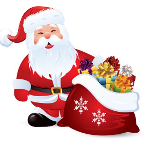 Santa Claus with Bag of Presents | Symbols &amp; Emoticons