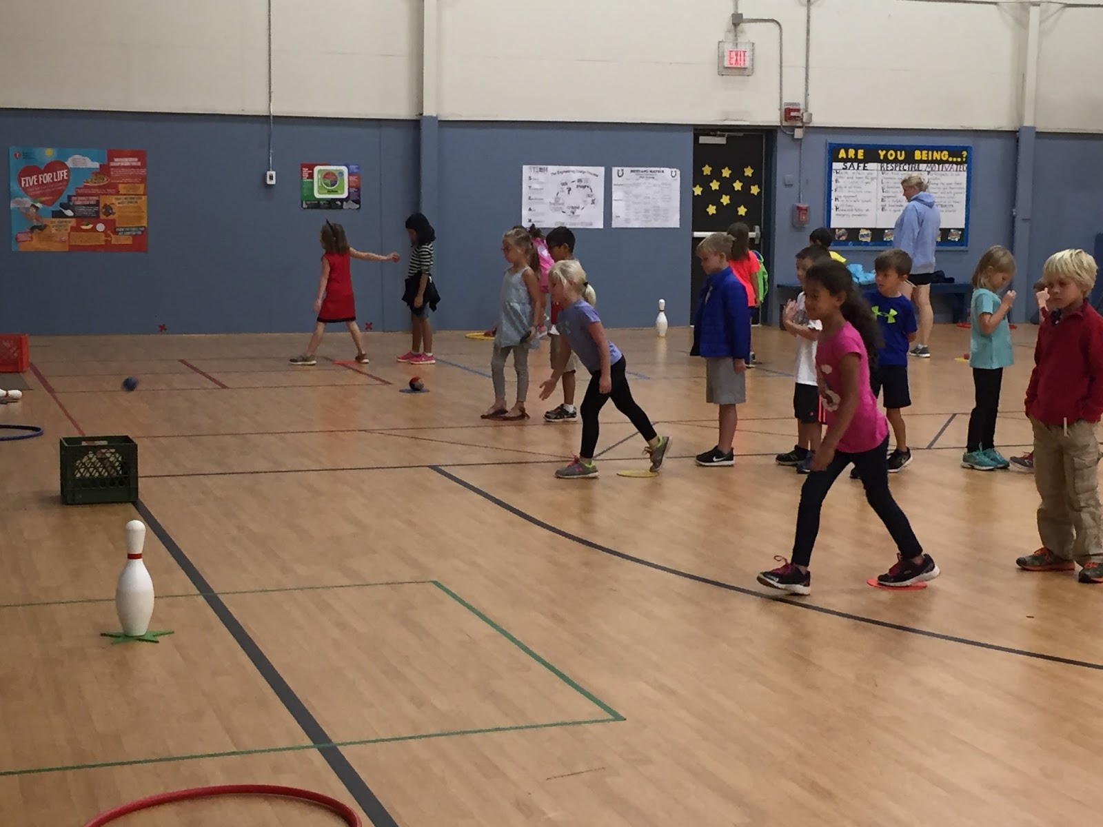 Underhand Toss & Climbing Wall Challenge!