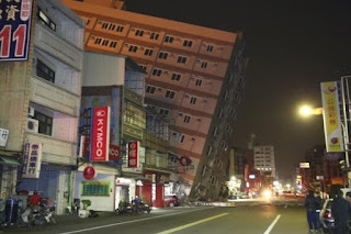 Gempa Taiwan Mencapai 6,4 SR 