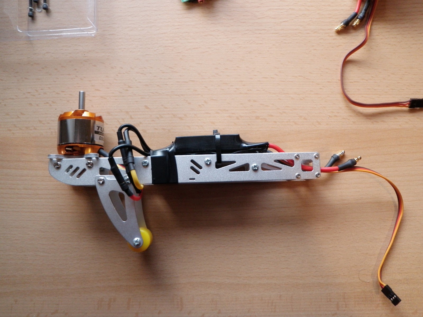 Beginner QuadCopter Project: Motor and ESC Mounting