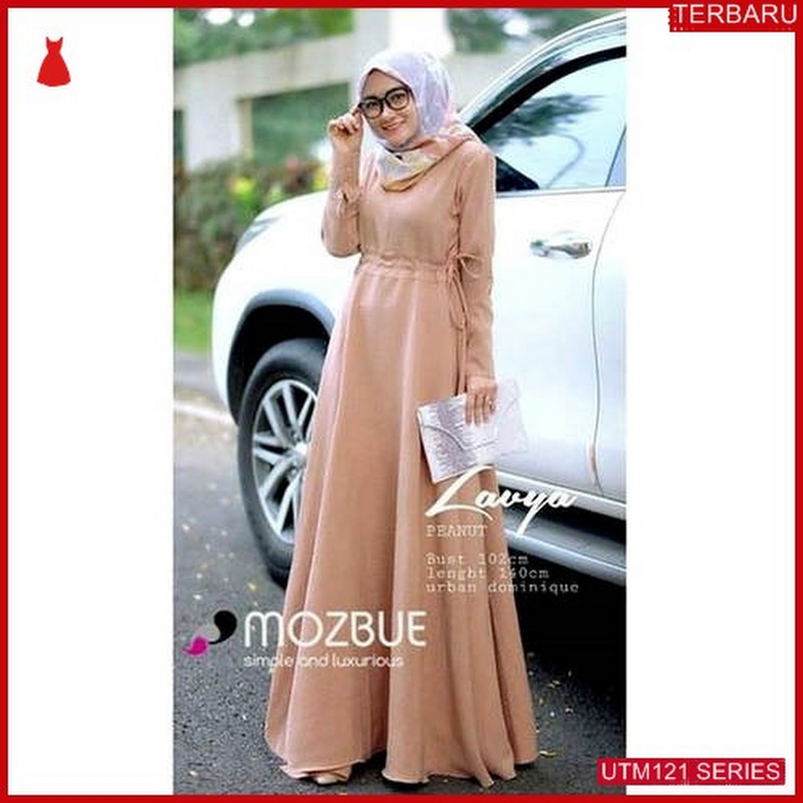 UTM121L60 Baju Lavya Muslim Maxi UTM121L60 079 UTM121L60 Baju Lavya Muslim Model Maxi Dewasa Keren Murah