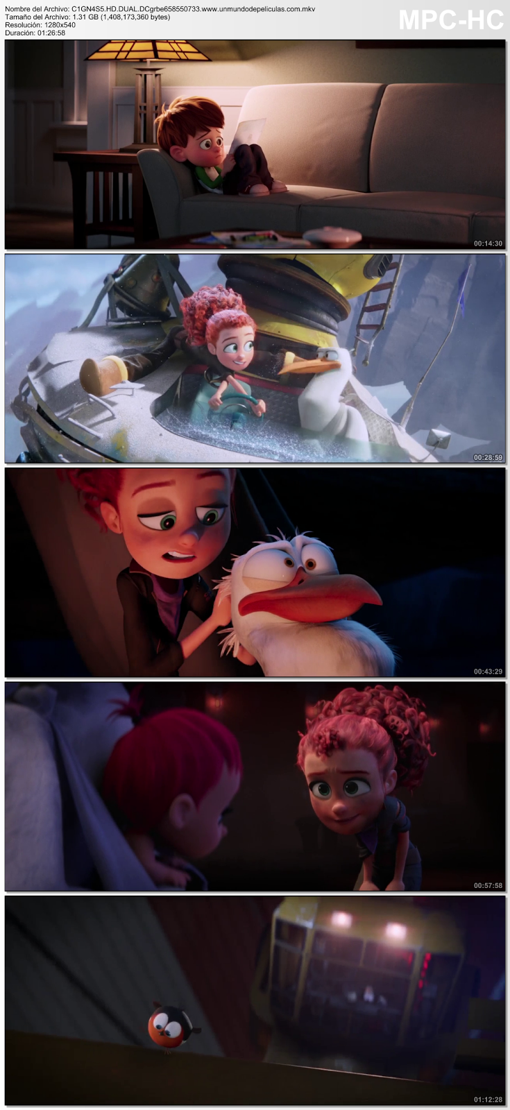 Capturas de la película.