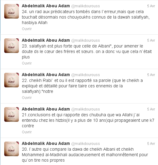 Que Repondre A Un Allah Y Rahmo Islamenscience: Réponse à Abd Al Malik Abou Adam Al Firansi