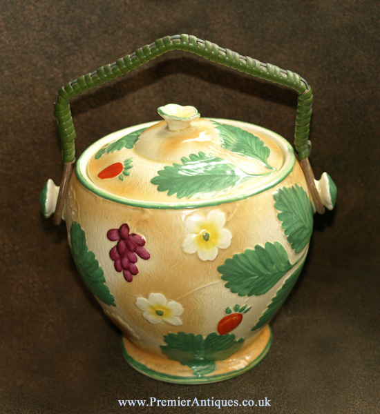Premier Antiques Burleigh Ware 'Strawberry' Biscuit Jar