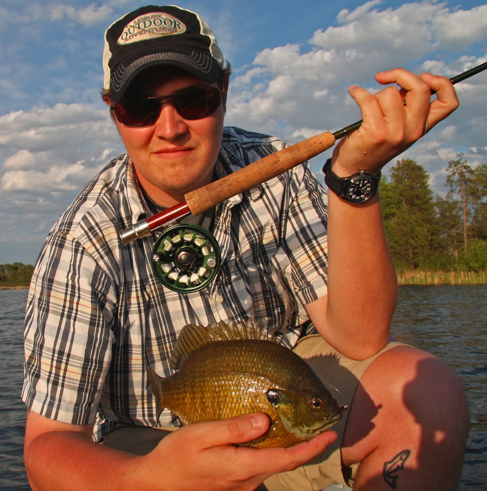 Leisure Outdoor Adventures Fly Fishing Sunfish and Crappies in the