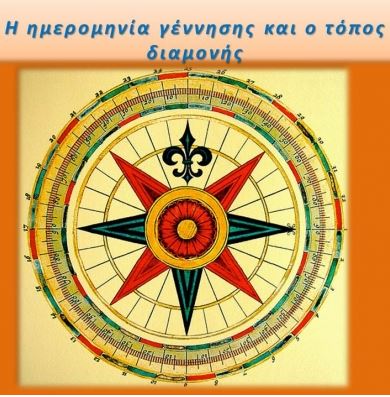 Η ημερομηνία γέννησης και ο τόπος διαμονής