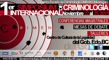 Primer Simposium Criminologia 2011