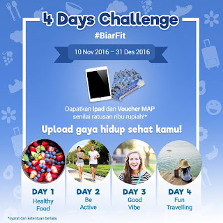 Lomba Foto 4 Days Challenge BiarFit.com Hadiah Ipad Lomba Foto 4 Days Challenge BiarFit.com Hadiah Ipad
