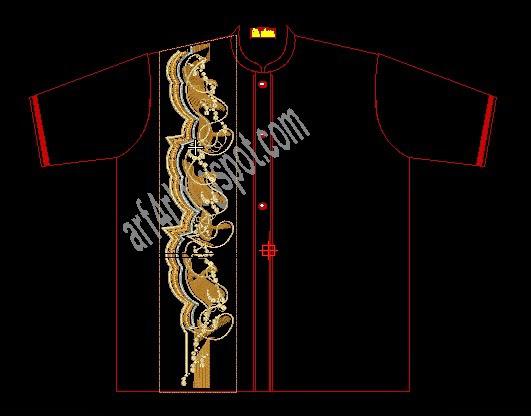 Motif Bordir Baju Koko Contoh Motif Bordir Baju Koko ramadhan Terbaru Terpopuler 2016