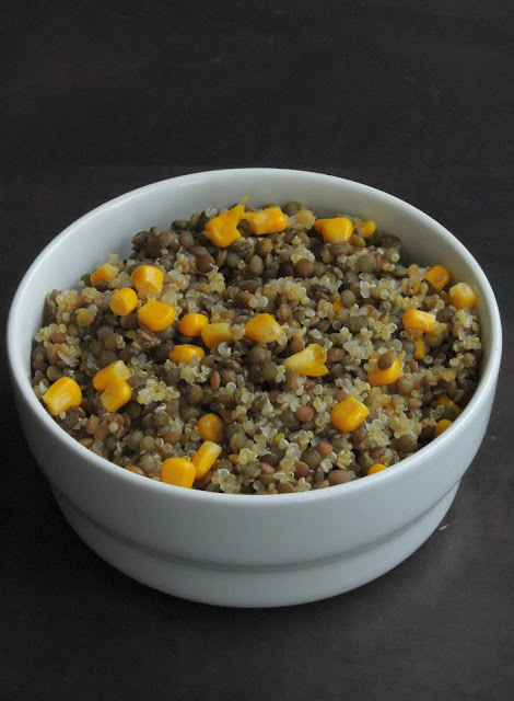 French lentils and Quinoa Salad