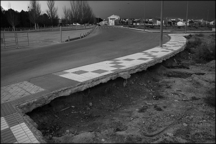 Nervios de Acera fotografía, acera, Fuente_Alamo, Murcia, urbanismo, SEMS, Límites, Arriba_Extraña