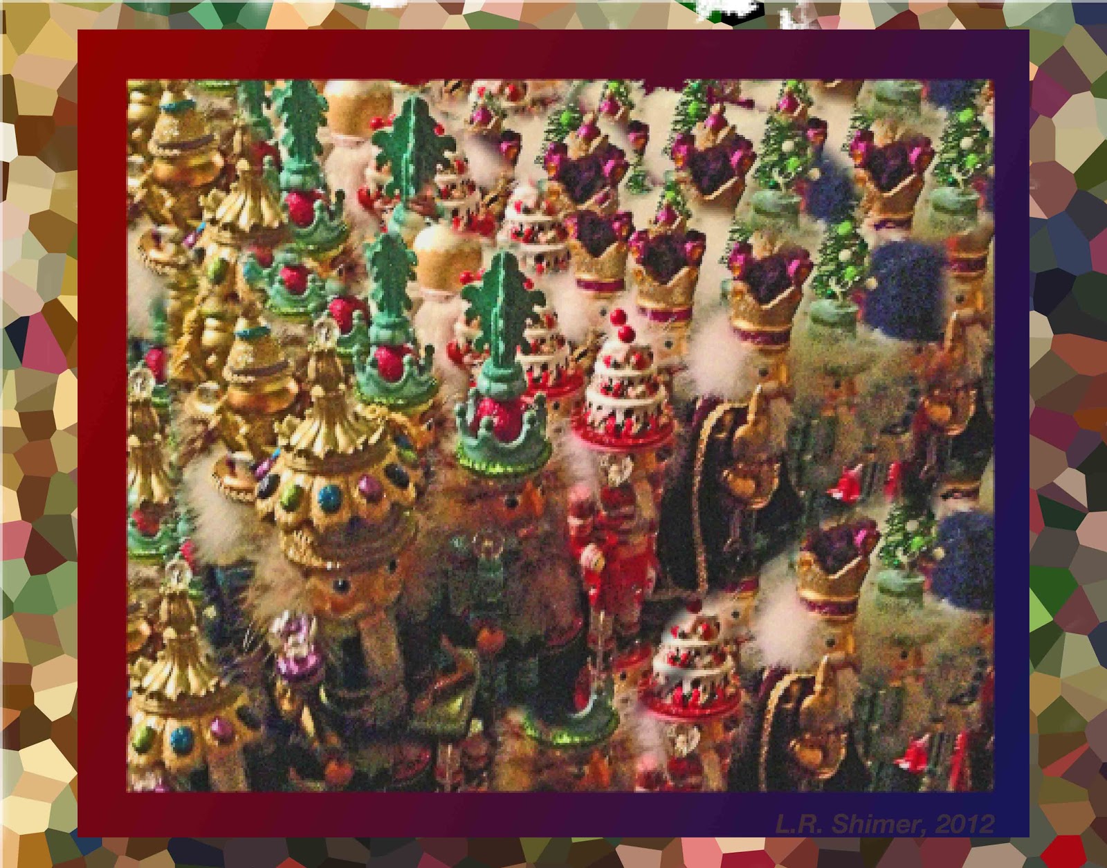 Postcard From California Holiday Greeting From The Land of Fruits and Nuts