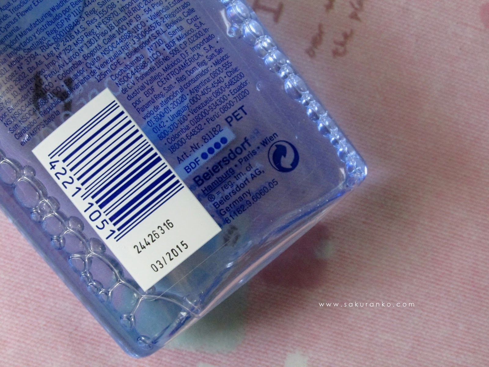 Sakuranko Nivea Daily Essentials Double Effect Eye MakeUp Remove