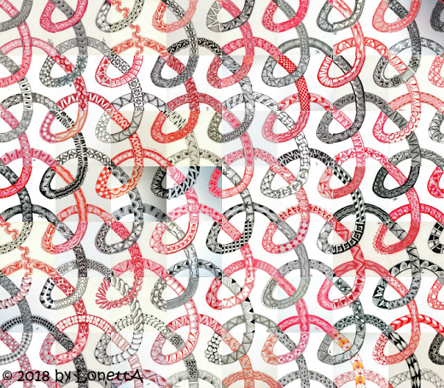 LonettA_Tangle-Mosaic-Project #14_2018_Mosaik1