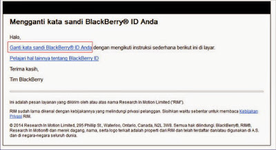 Tips Mengatasi Lupa Password BlackBerry ID