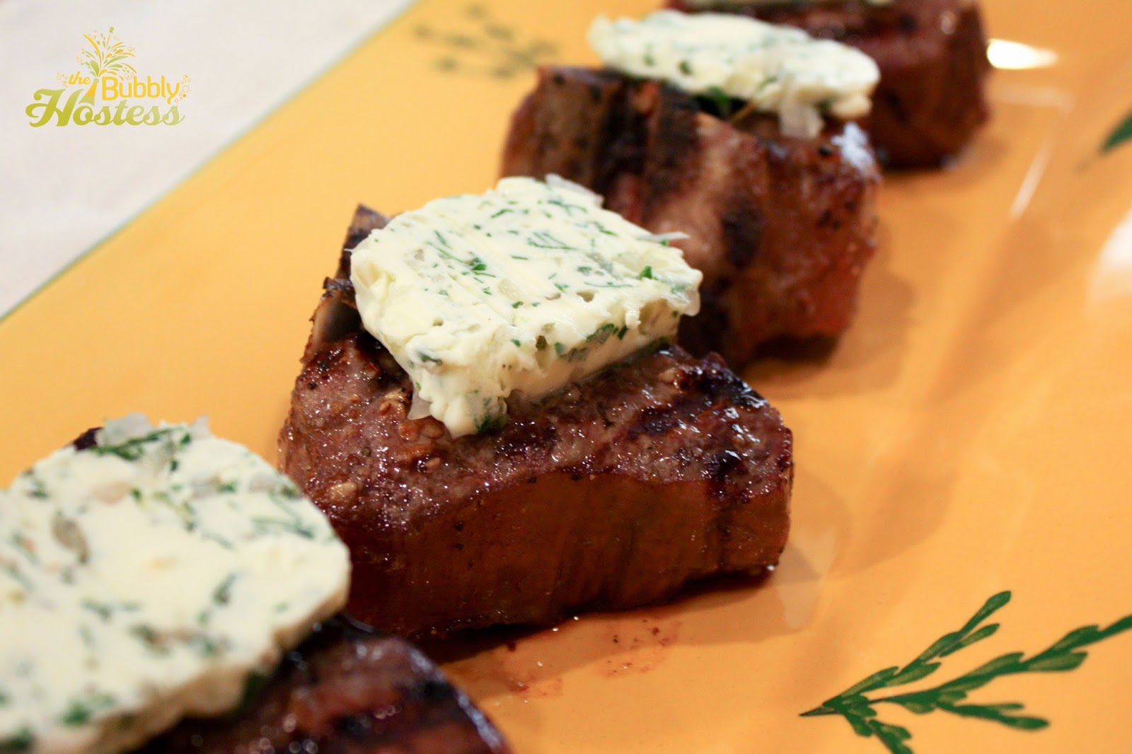 The Bubbly Hostess Lamb Chops with Herb Butter