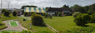 A view of the Arnold Palmer Crazy Golf and Grass Putting courses in Exmouth, Devon