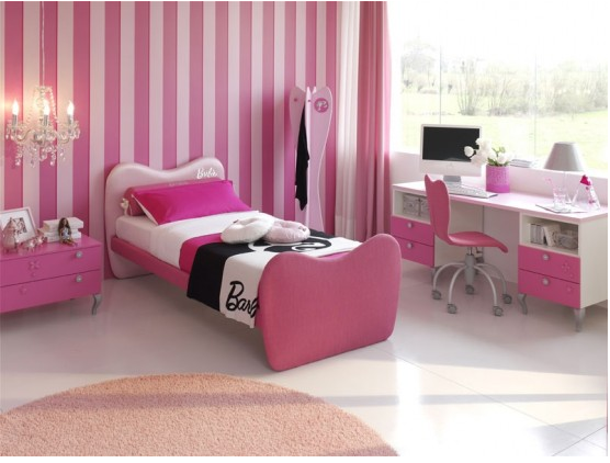 10 ديكورات لغرف بنات باللون الوردي (الجزء الاول)