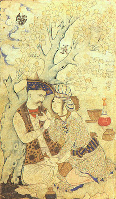 Shah Abbas and Wine Boy, Persia,1627 Shah Abbas and Wine Boy, Persia,1627