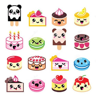 Imágenes Kawaii Tiernas Hermosas Amor Comida cake pie pastel