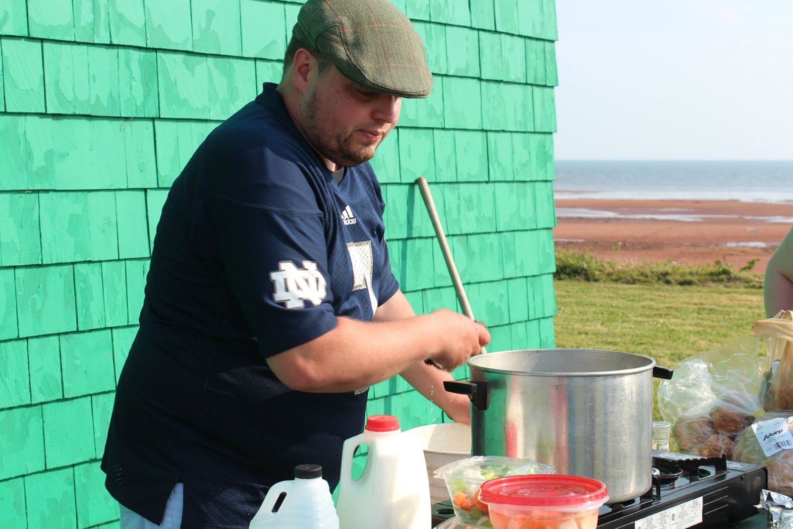 Digging for Clams in Prince Edward Island