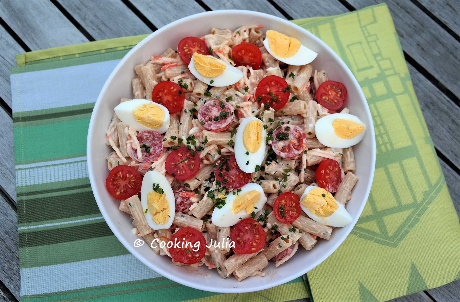 Cooking Julia Salade De Pates Au Surimi