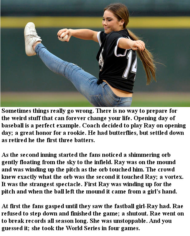Krazy Kay's TG Captions and Swaps Play Ball