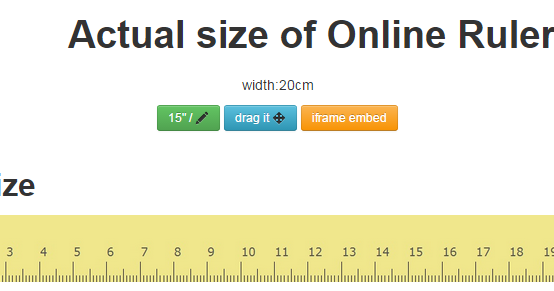 Online Ruler Actual Size Sample Templates Sample Templates