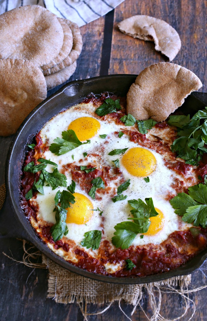 Hungry Couple Potato Hash Shakshuka