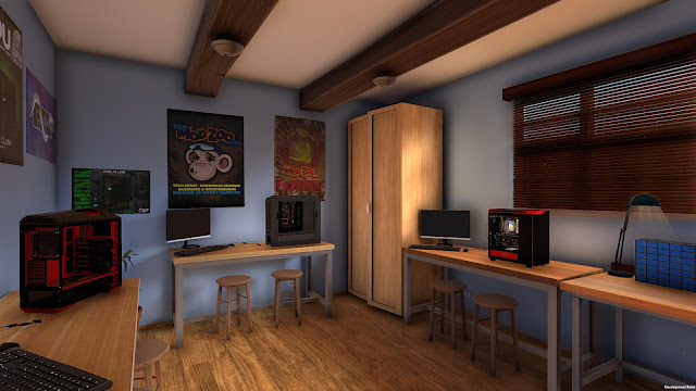 Workshop in PC building simulator