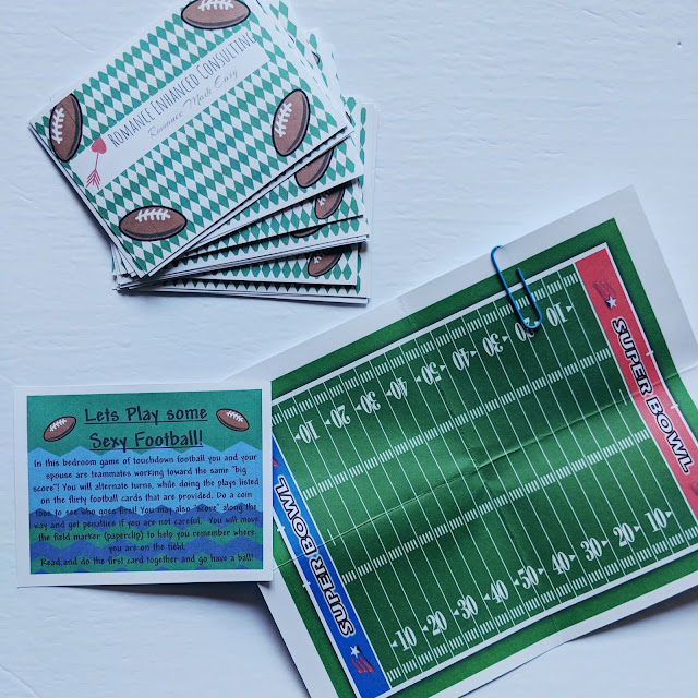 Romance Enhanced Consulting: Football Bedroom Game Sexual intimacy is a a big and important part of marriage. Spicing it up in the bedroom is a wonderful way to strengthen your bond and build a great marriage that will endure anything. Here are 3 great (Christian approved) resources for strengthening your sex life with your spouse!