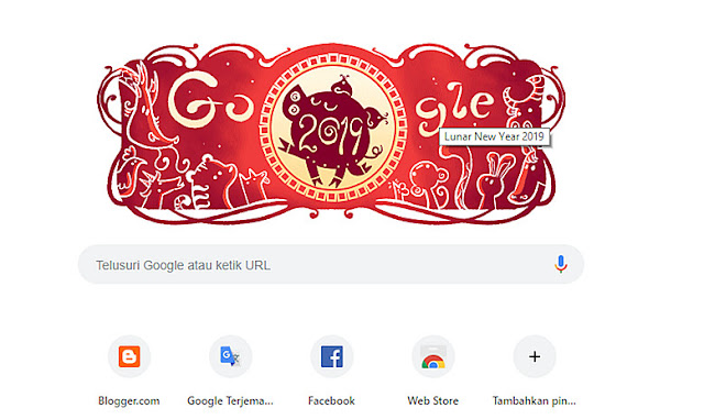 Google Doodle Lunar Chinese New Year 2019