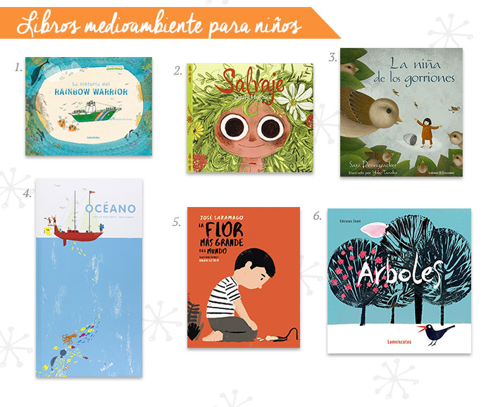 12 Libros de medioambiente para niños