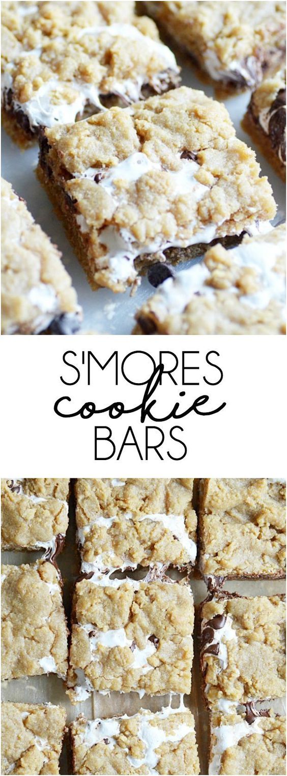 The S'mores Cookie Bars The S'mores Cookie Bars