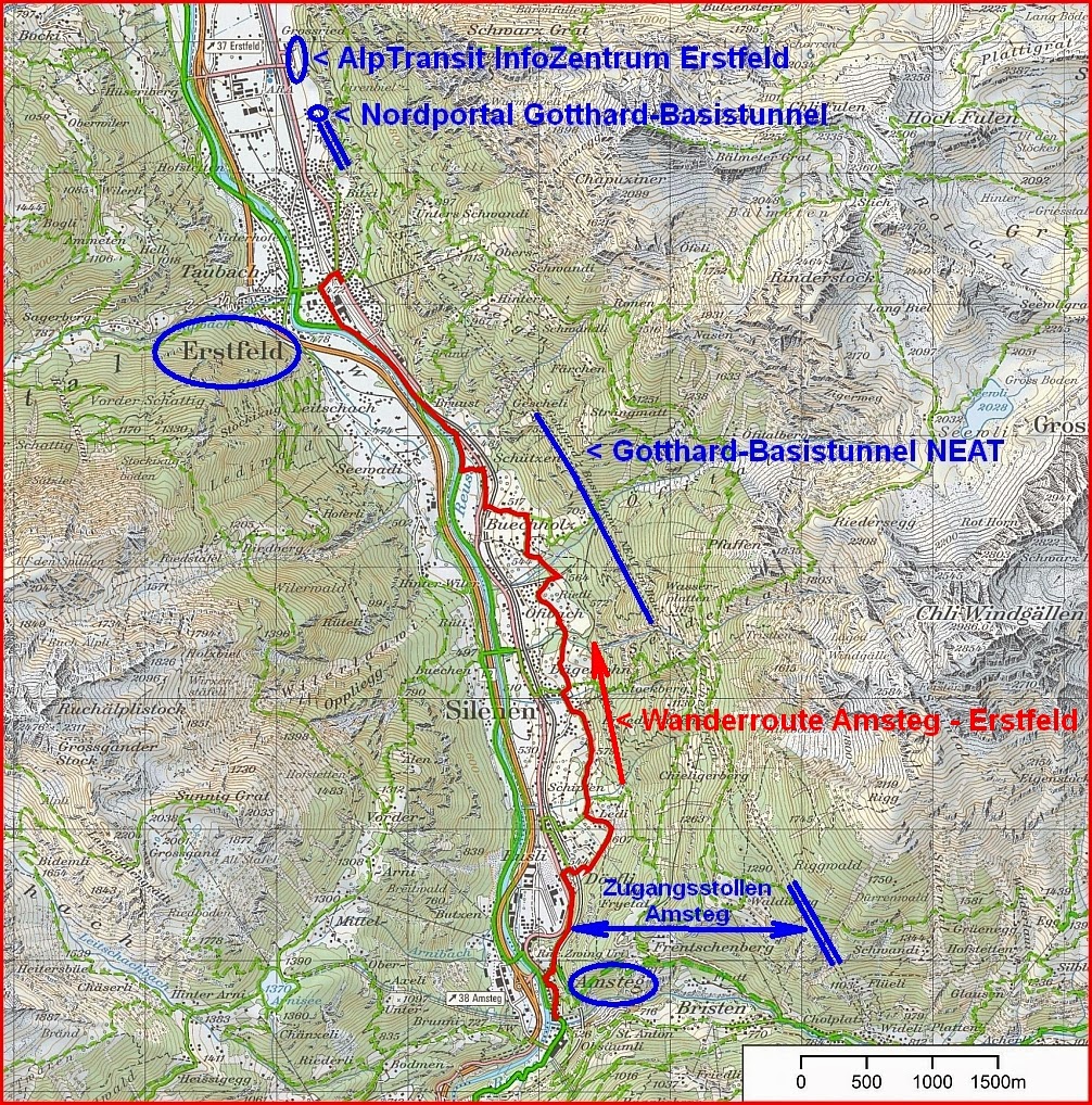 Pfannenstiel Wanderblog: Besuch (1) im Gotthard-Basistunnel (Erstfeld