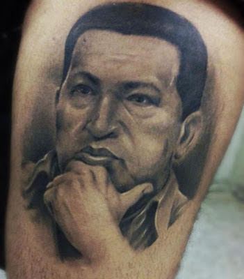 Tatuaje de Hugo Chávez